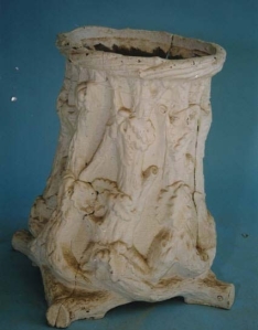Rustic pedestal