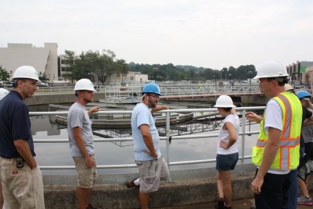 The Smithsonian  Gardens Green Team tours the Blue Plains Advanced Wastewater Treatment Plant.