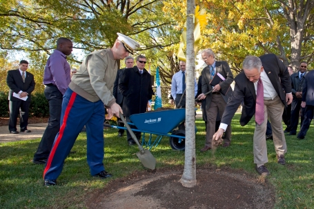 Medal of Honor Tree planting ceremony at NMAH
