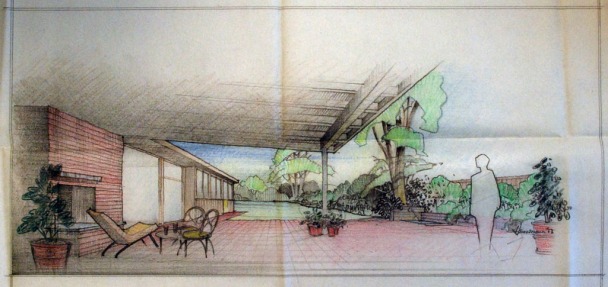 Drawing of The Bride's First Garden
